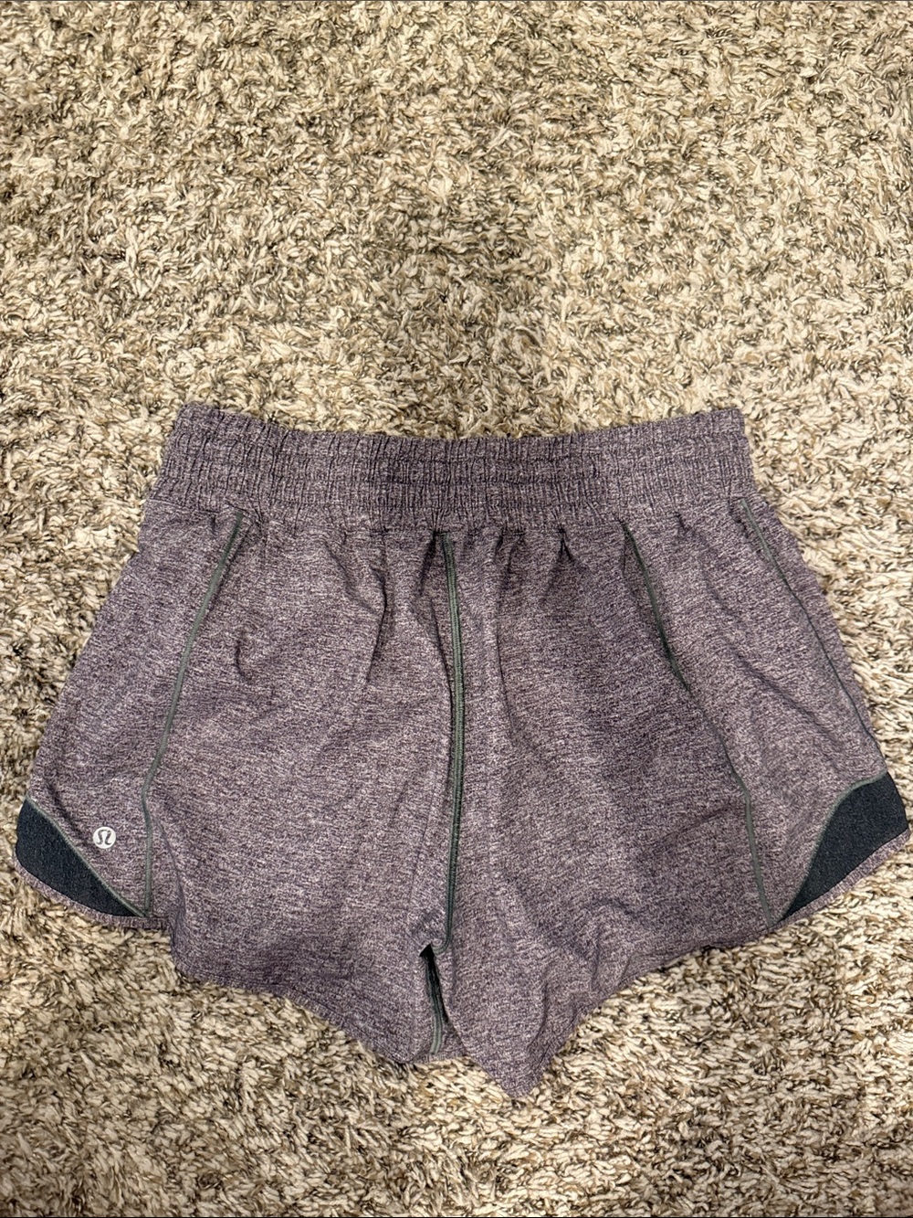 lululemon athletica Heather Plum Athletic Shorts